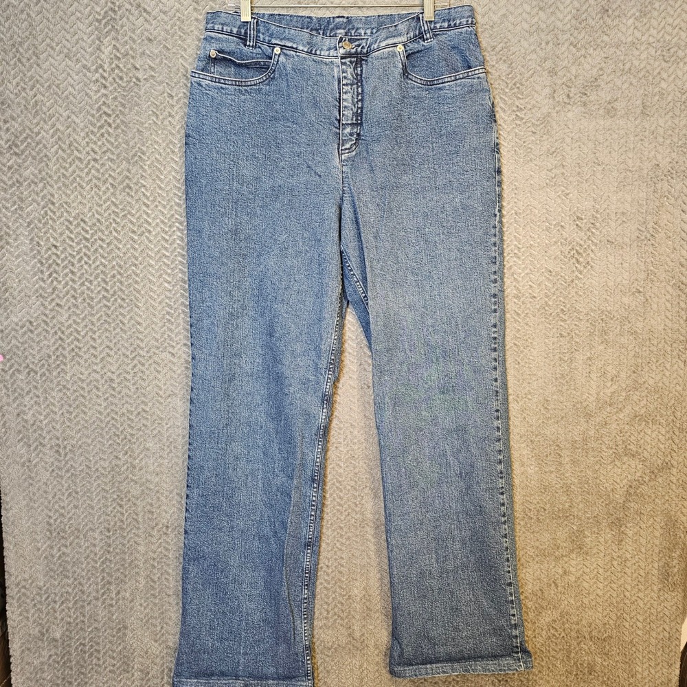 Pendleton Mens Tall Straight Leg Jeans‎ Blue Medium Wash Denim Size 12 High Rise
